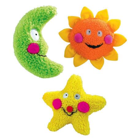 PETEDGE Zanies Smiling Toy Orange/Yellow Sun 8 In ZW380 13